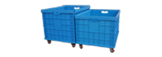 Collapsible Crate With Wheel